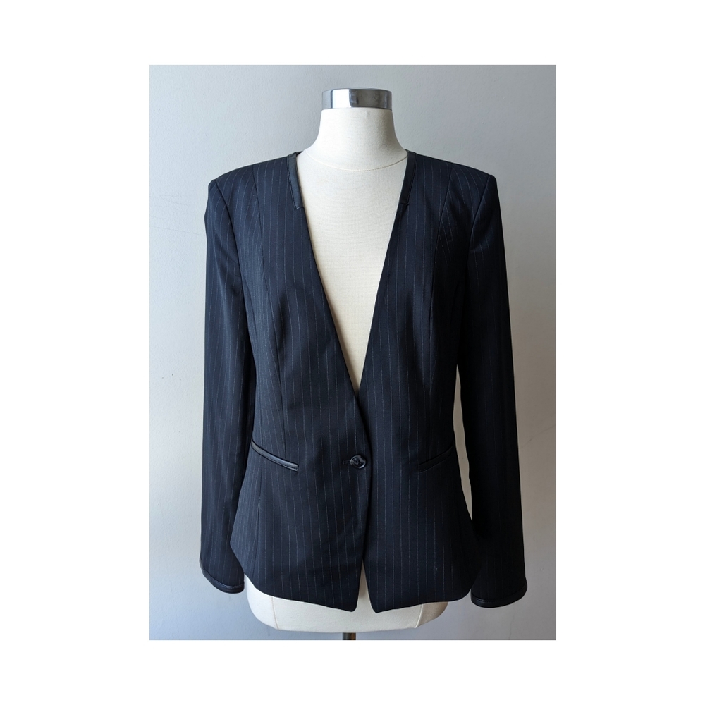 NWT White House Black Market Chalk Stripe Blazer